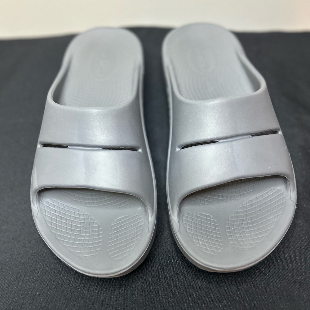 OOFOS OOAHH SLIDE UNISEX in Slate Men’s 8/Women’s 10 - Picture 10 of 11